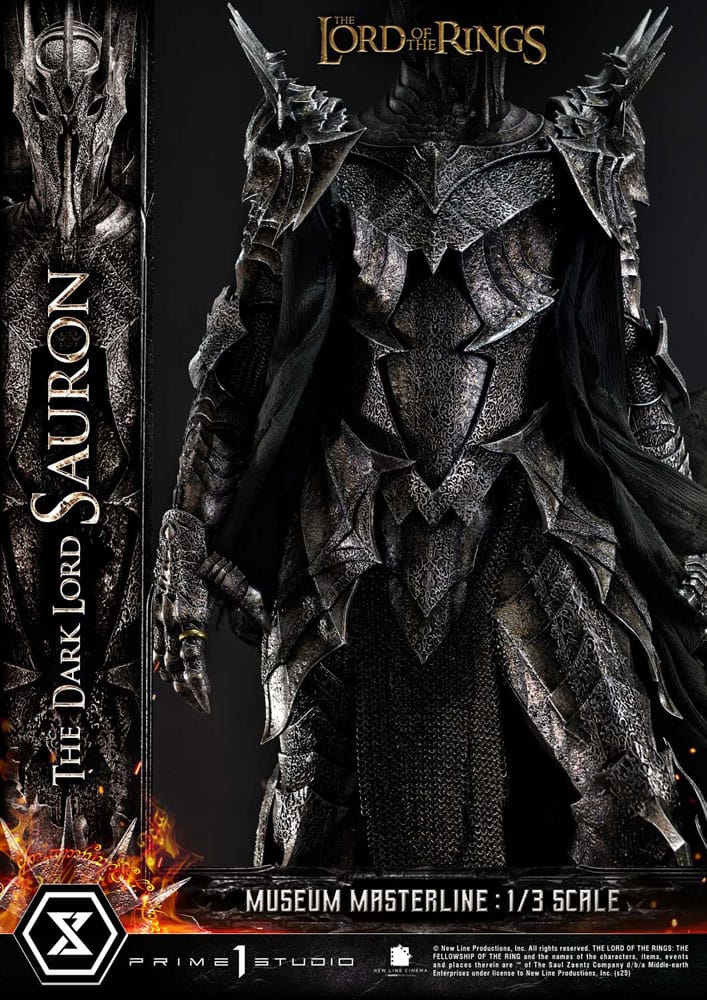 Le Seigneur des Anneaux statuette Museum Masterline Series 1/3 The Dark Lord Sauron 117 cm