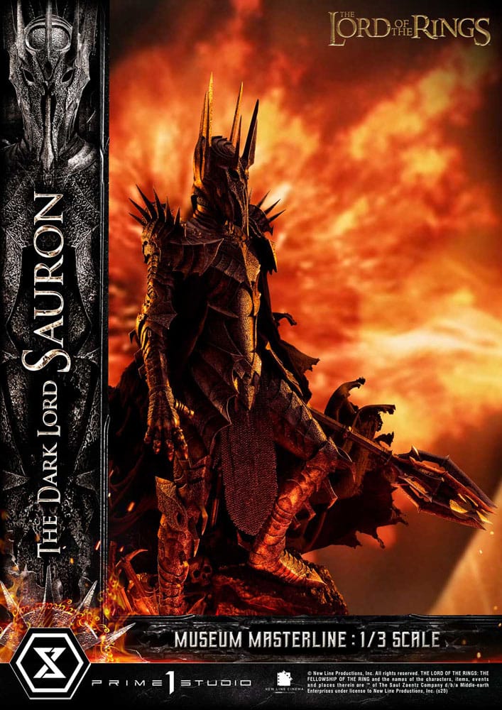 Le Seigneur des Anneaux statuette Museum Masterline Series 1/3 The Dark Lord Sauron 117 cm