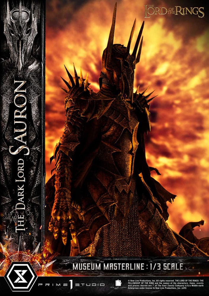 Le Seigneur des Anneaux statuette Museum Masterline Series 1/3 The Dark Lord Sauron 117 cm