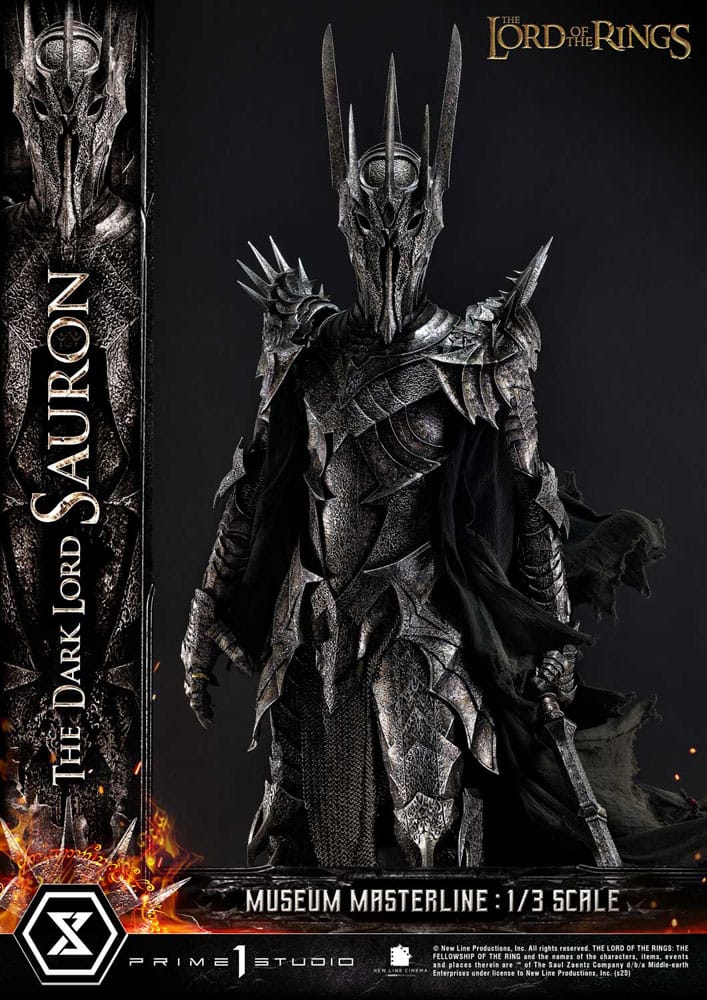 Le Seigneur des Anneaux statuette Museum Masterline Series 1/3 The Dark Lord Sauron 117 cm