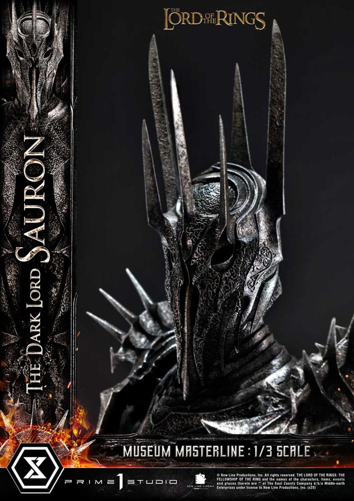 Le Seigneur des Anneaux statuette Museum Masterline Series 1/3 The Dark Lord Sauron Bonus Version 117 cm