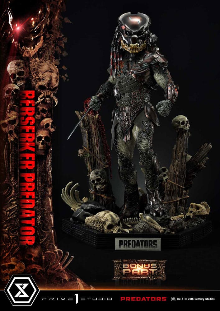 Predators statuette Berserker Predator Deluxe Bonus Version 100 cm