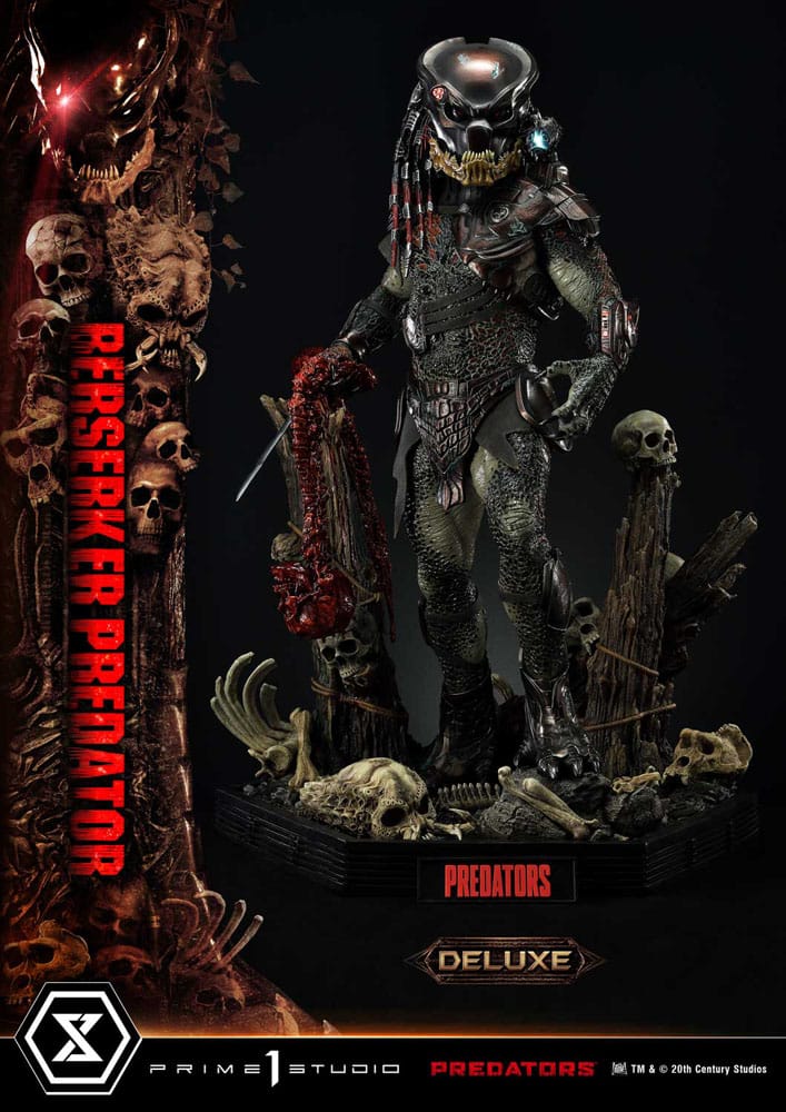 Predators statuette Berserker Predator Deluxe Bonus Version 100 cm