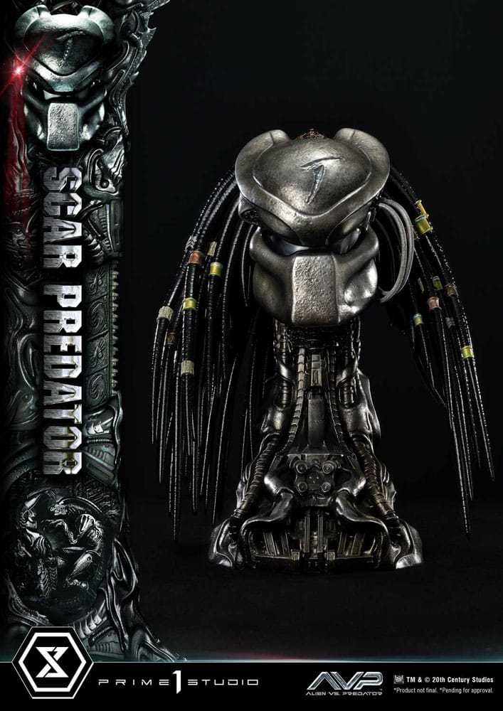 The Alien vs. Predator statuette Museum Masterline Series 1/3 Scar Predator 93 cm