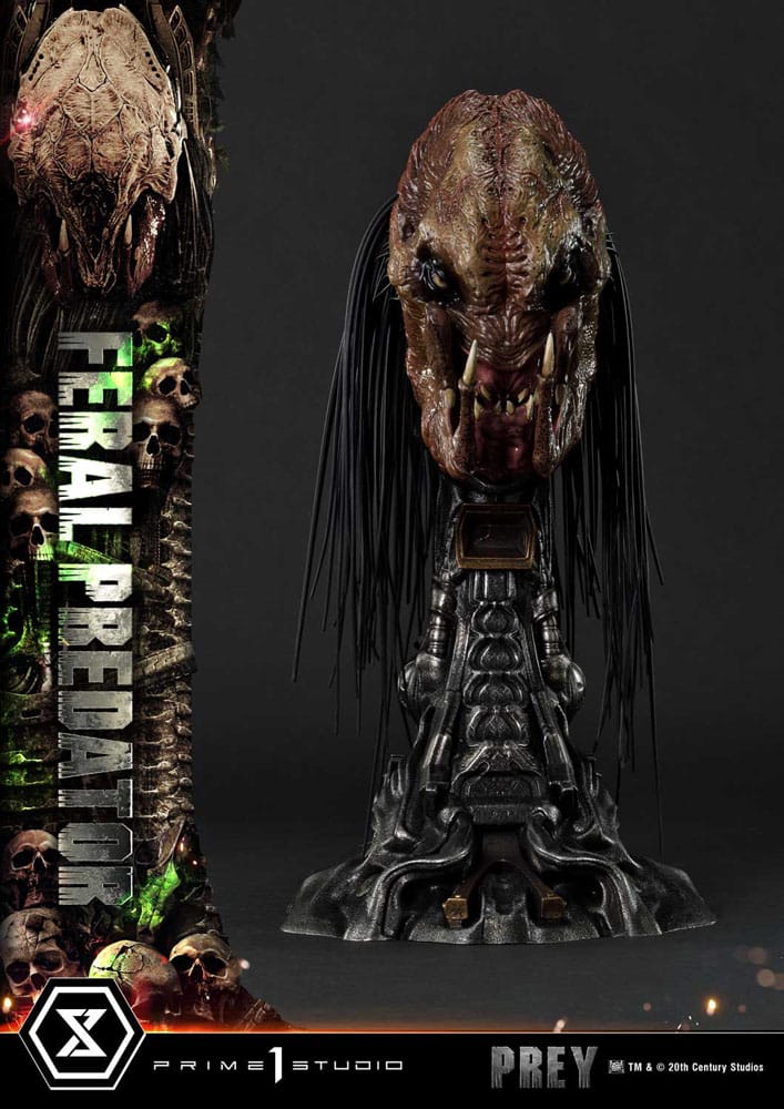 Prey (Movie) statuette Museum Masterline Series 1/3 Feral Predator 89 cm