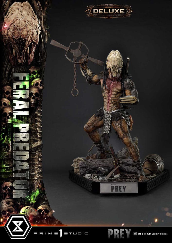 Prey (Movie) statuette Museum Masterline Series 1/3 Feral Predator Deluxe Version 89 cm