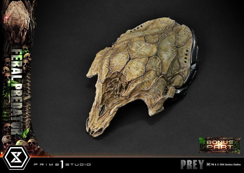 Prey (Movie) statuette Museum Masterline Series 1/3 Feral Predator Deluxe Bonus Version 89 cm