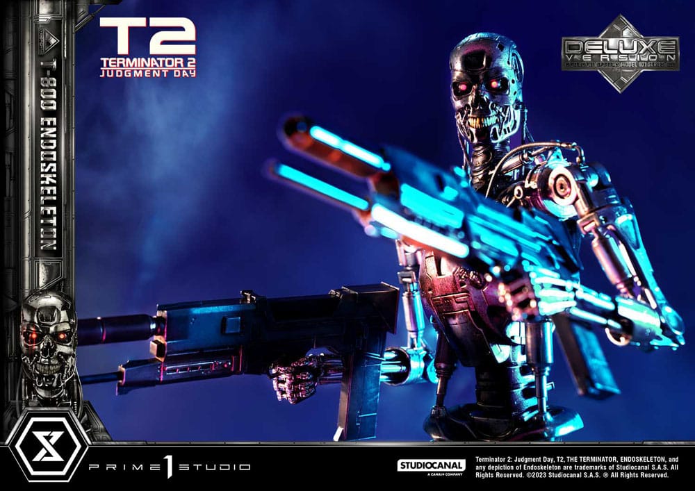 Terminator 2 statuette Museum Masterline Series 1/3 Judgment Day T800 Endoskeleton Deluxe Version 74 cm