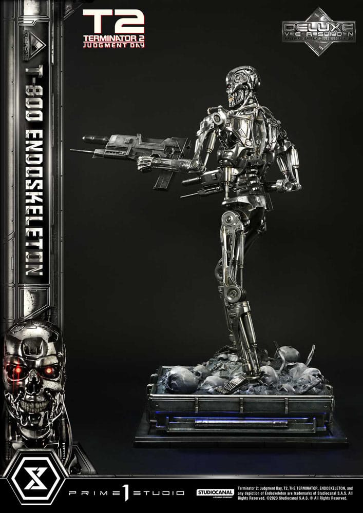 Terminator 2 statuette Museum Masterline Series 1/3 Judgment Day T800 Endoskeleton Deluxe Version 74 cm