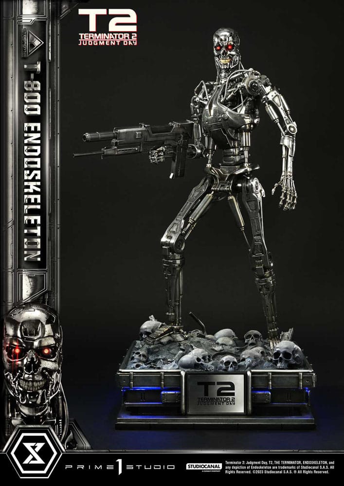 Terminator 2 statuette Museum Masterline Series 1/3 Judgment Day T800 Endoskeleton Deluxe Version 74 cm