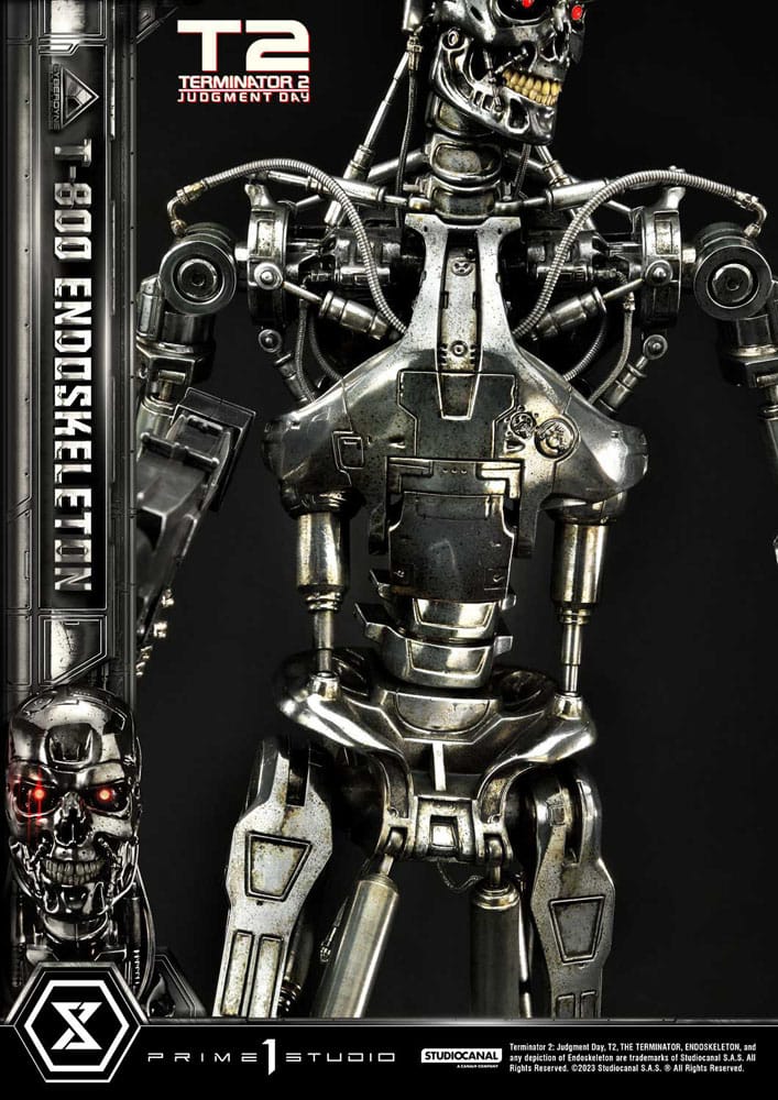 Terminator 2 statuette Museum Masterline Series 1/3 Judgment Day T800 Endoskeleton Deluxe Version 74 cm