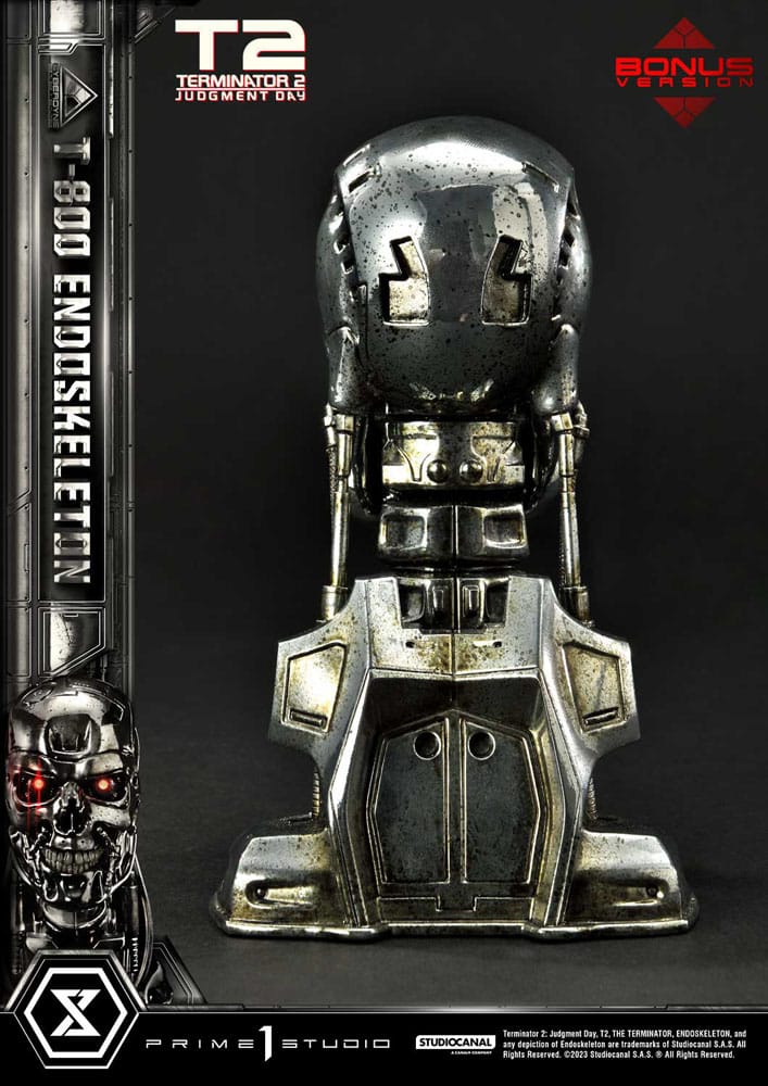Terminator 2 statuette Museum Masterline Series 1/3 Judgment Day T800 Endoskeleton Deluxe Bonus Version 74 cm