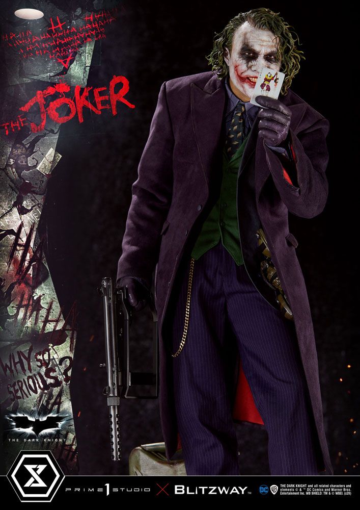 The Dark Knight statuette 1/3 The Joker Bonus Version 72 cm