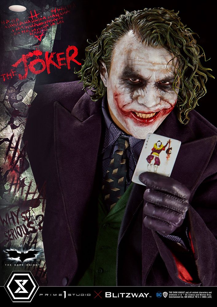 The Dark Knight statuette 1/3 The Joker Bonus Version 72 cm