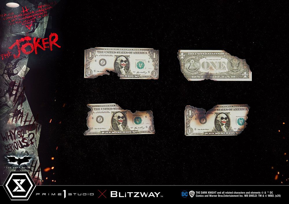 The Dark Knight statuette 1/3 The Joker Bonus Version 72 cm