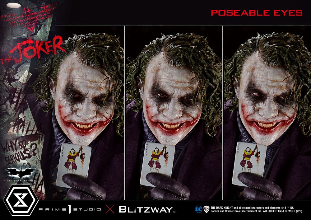 The Dark Knight statuette 1/3 The Joker Bonus Version 72 cm