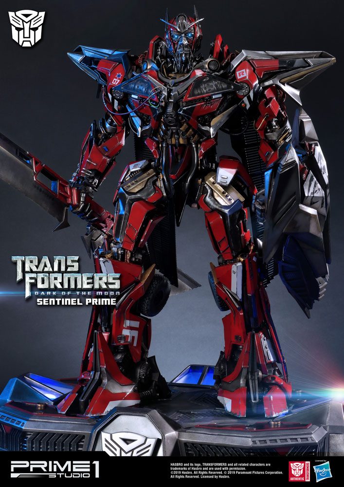 Transformers 3 : La Face cachée de la Lune statuette Sentinel Prime 73 cm