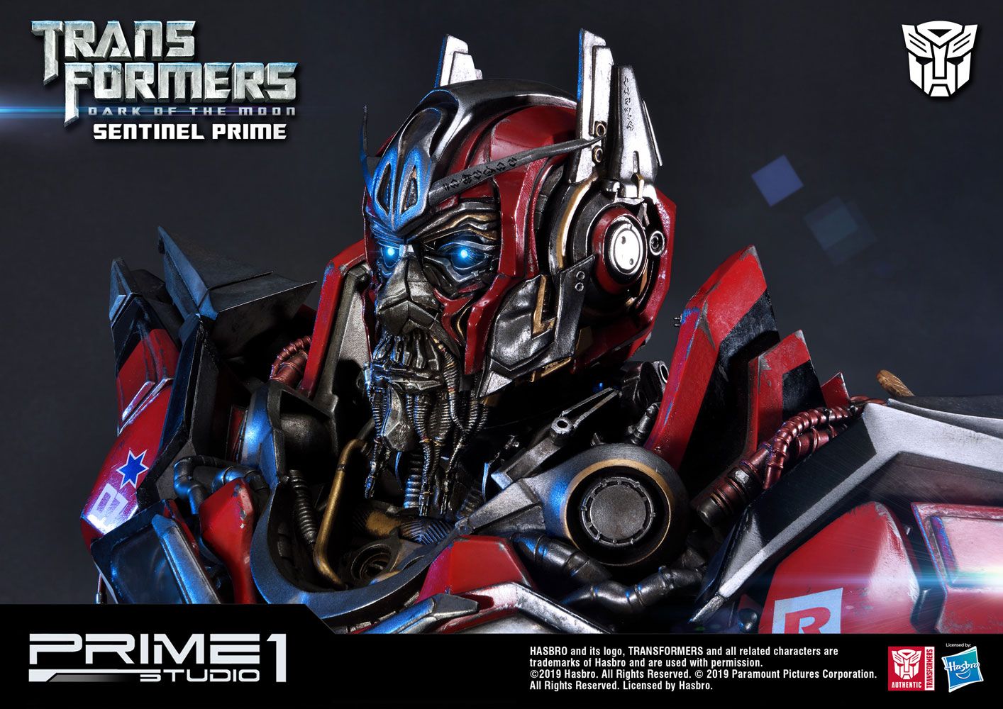 Transformers 3 : La Face cachée de la Lune statuette Sentinel Prime 73 cm