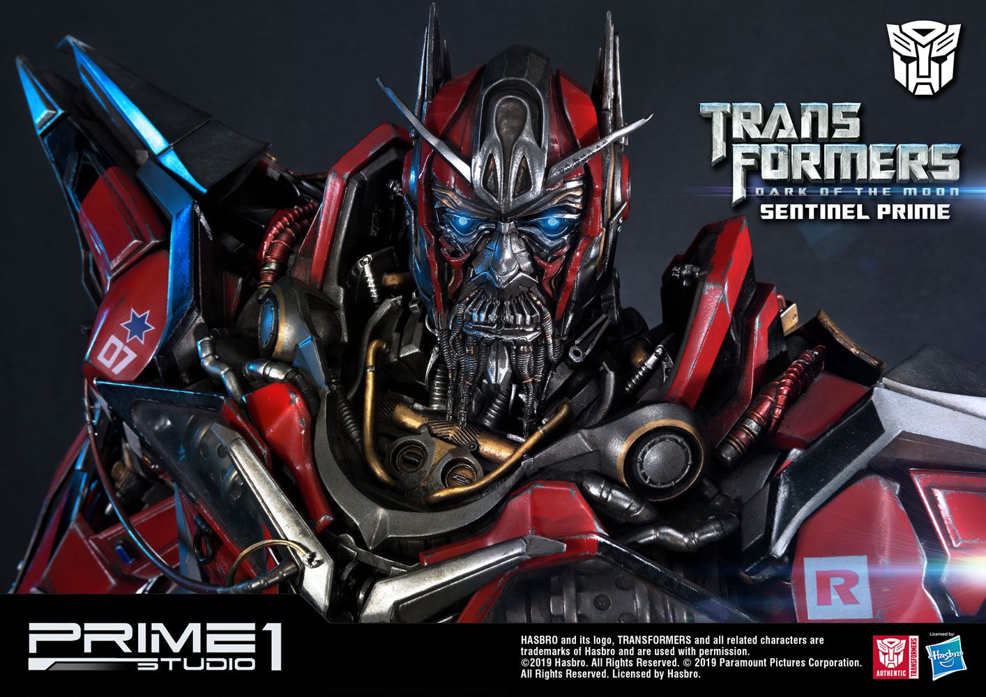 Transformers 3 : La Face cachée de la Lune statuette Sentinel Prime 73 cm