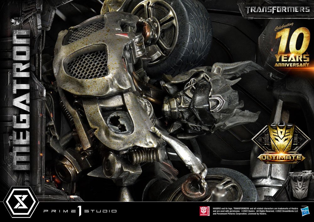 Transformers statuette Museum Masterline Megatron Ultimate Bonus Version 84 cm