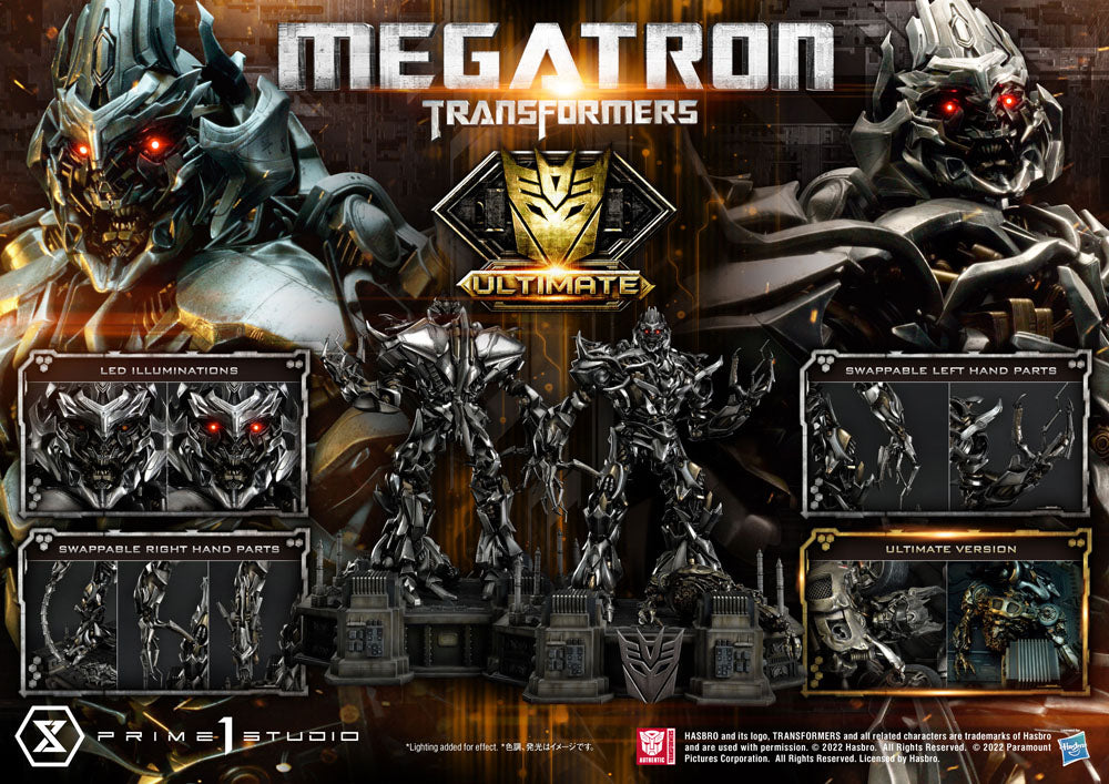 Transformers statuette Museum Masterline Megatron Ultimate Bonus Version 84 cm