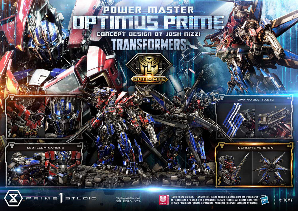 Transformers Museum Masterline statuette Powermaster Optimus Prime Concept by Josh Nizzi Ultimate Version 99 cm