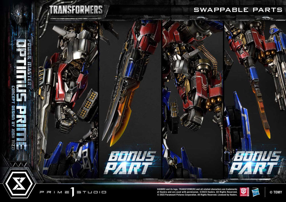 Transformers Museum Masterline statuette Powermaster Optimus Prime Concept by Josh Nizzi Ultimate Bonus Version 99 cm