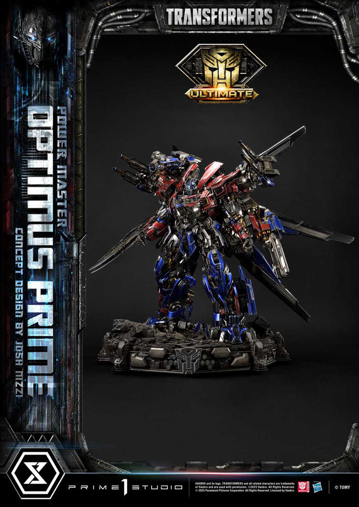 Transformers Museum Masterline statuette Powermaster Optimus Prime Concept by Josh Nizzi Ultimate Bonus Version 99 cm