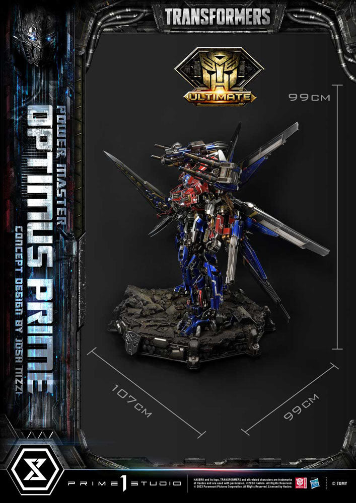 Transformers Museum Masterline statuette Powermaster Optimus Prime Concept by Josh Nizzi Ultimate Bonus Version 99 cm