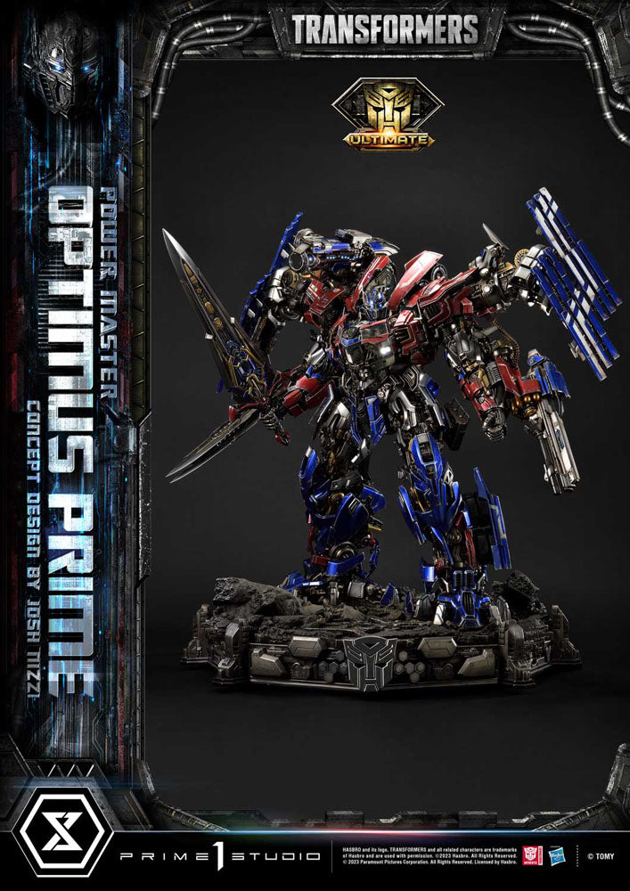 Transformers Museum Masterline statuette Powermaster Optimus Prime Concept by Josh Nizzi Ultimate Bonus Version 99 cm