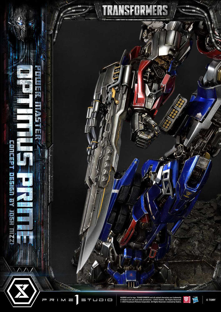 Transformers Museum Masterline statuette Powermaster Optimus Prime Concept by Josh Nizzi Ultimate Bonus Version 99 cm