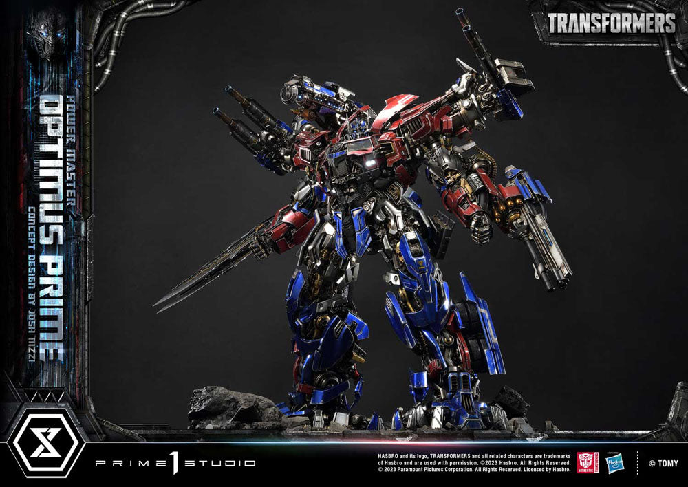 Transformers Museum Masterline statuette Powermaster Optimus Prime Concept by Josh Nizzi Ultimate Bonus Version 99 cm