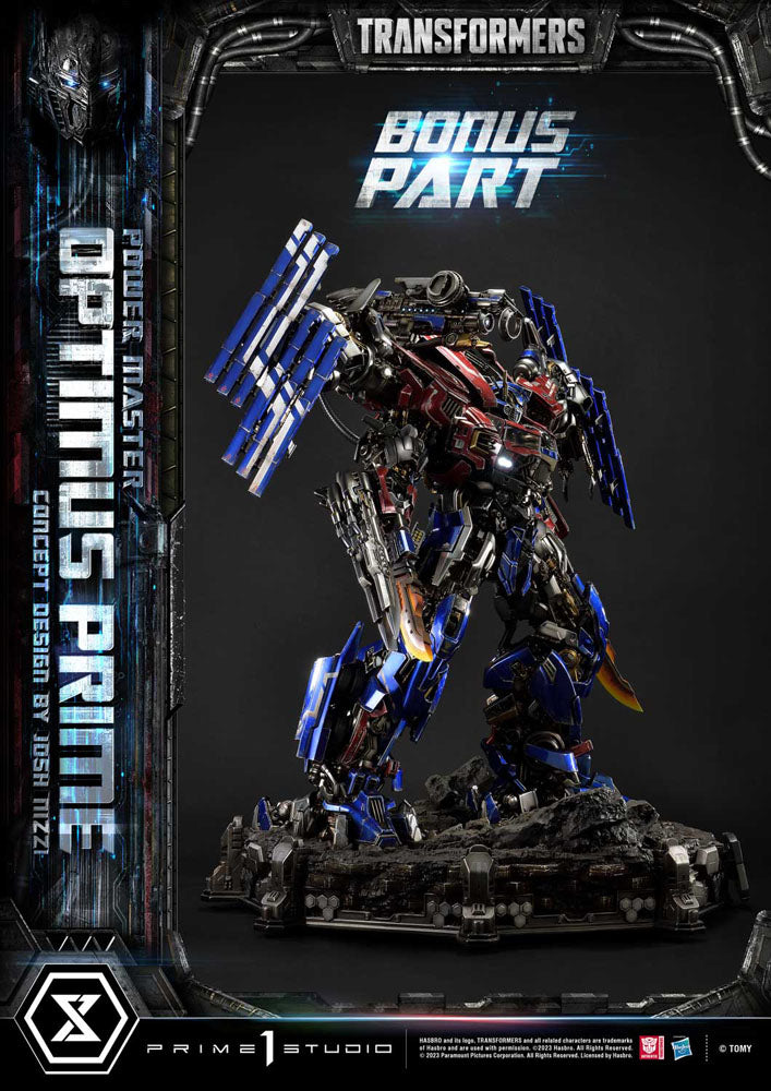 Transformers Museum Masterline statuette Powermaster Optimus Prime Concept by Josh Nizzi Ultimate Bonus Version 99 cm