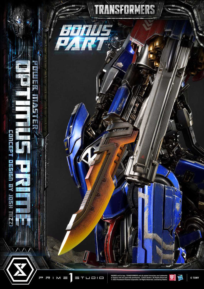 Transformers Museum Masterline statuette Powermaster Optimus Prime Concept by Josh Nizzi Ultimate Bonus Version 99 cm