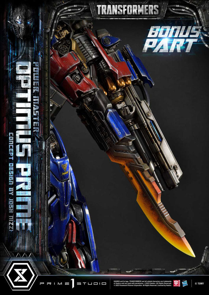 Transformers Museum Masterline statuette Powermaster Optimus Prime Concept by Josh Nizzi Ultimate Bonus Version 99 cm