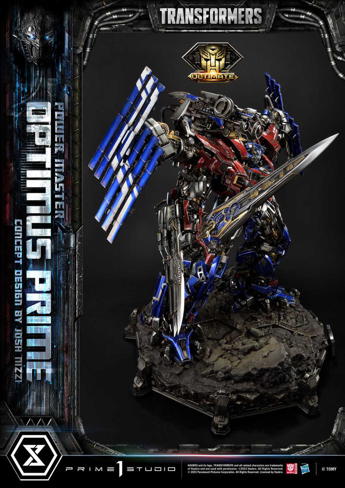 Transformers Museum Masterline statuette Powermaster Optimus Prime Concept by Josh Nizzi Ultimate Bonus Version 99 cm