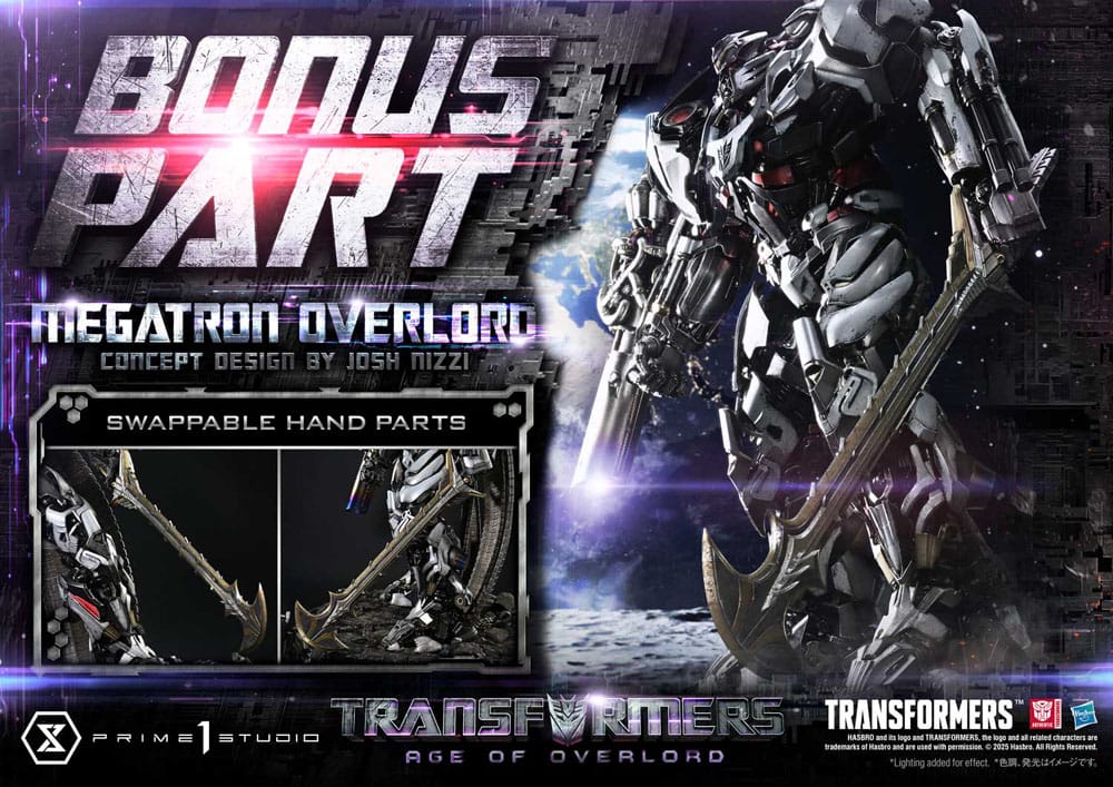 Transformers Generations I Museum Masterline statuette Megatron Overlord (Design by Josh Nizzi) Bonus Version 89 cm