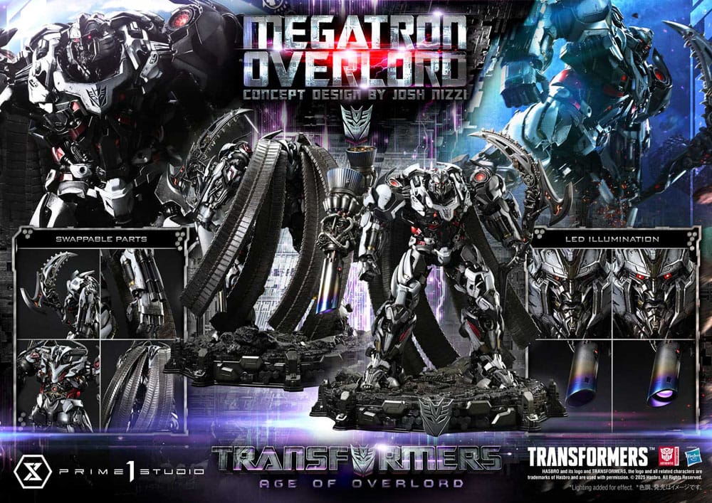 Transformers Generations I Museum Masterline statuette Megatron Overlord (Design by Josh Nizzi) Bonus Version 89 cm