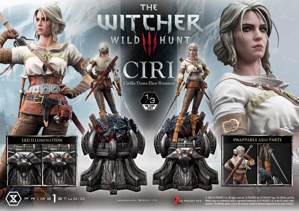 The Witcher 3: Wild Hunt Museum Masterline statuette 1/3 Wild Hunt Ciri Fiona Elen Riannon 81 cm