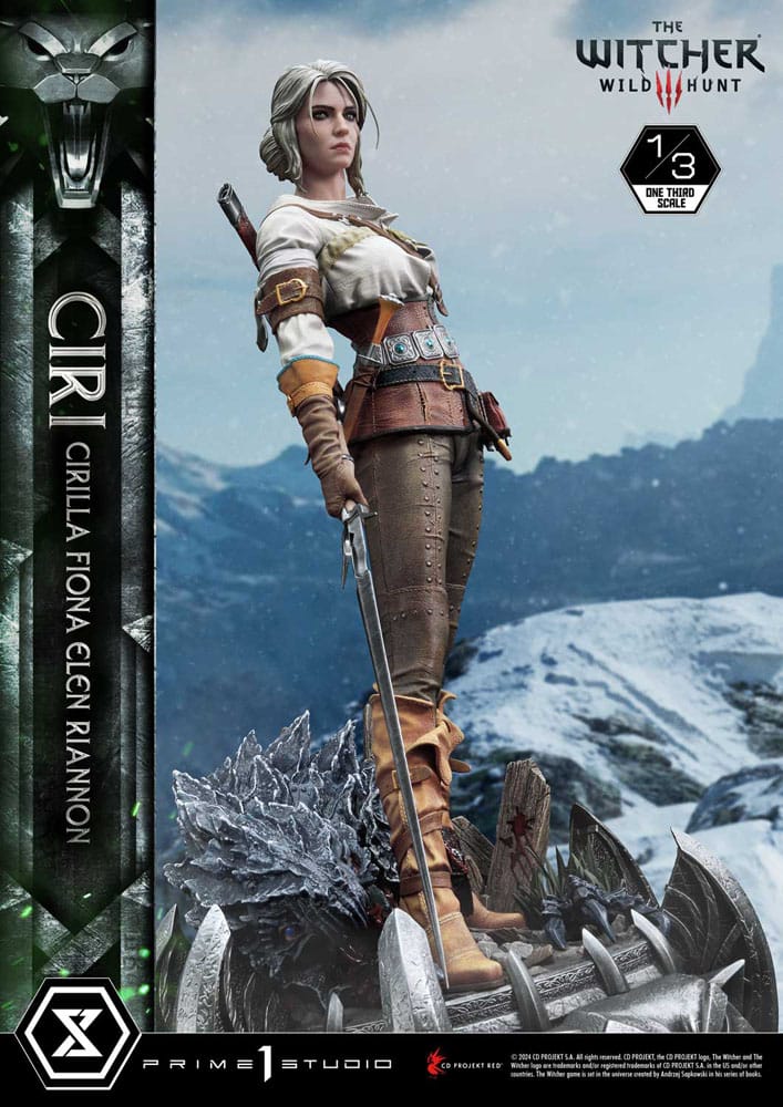 The Witcher 3: Wild Hunt Museum Masterline statuette 1/3 Wild Hunt Ciri Fiona Elen Riannon Bonus Version 81 cm