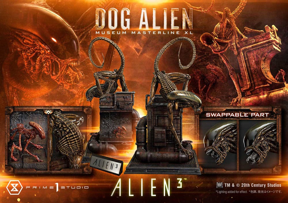 Alien 3 statuette Museum Masterline Series 1/3 Dog Alien XL 114 cm