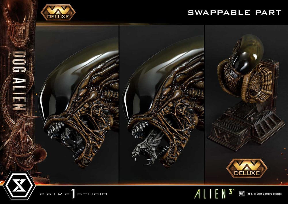 Alien 3 statuette Museum Masterline Series 1/3 Dog Alien XL Deluxe Version 114 cm