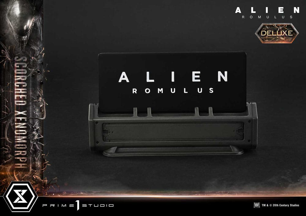 Alien: Romulus statuette Museum Masterline XL 1/3 Scorched Xenomorph Deluxe Version 98 cm