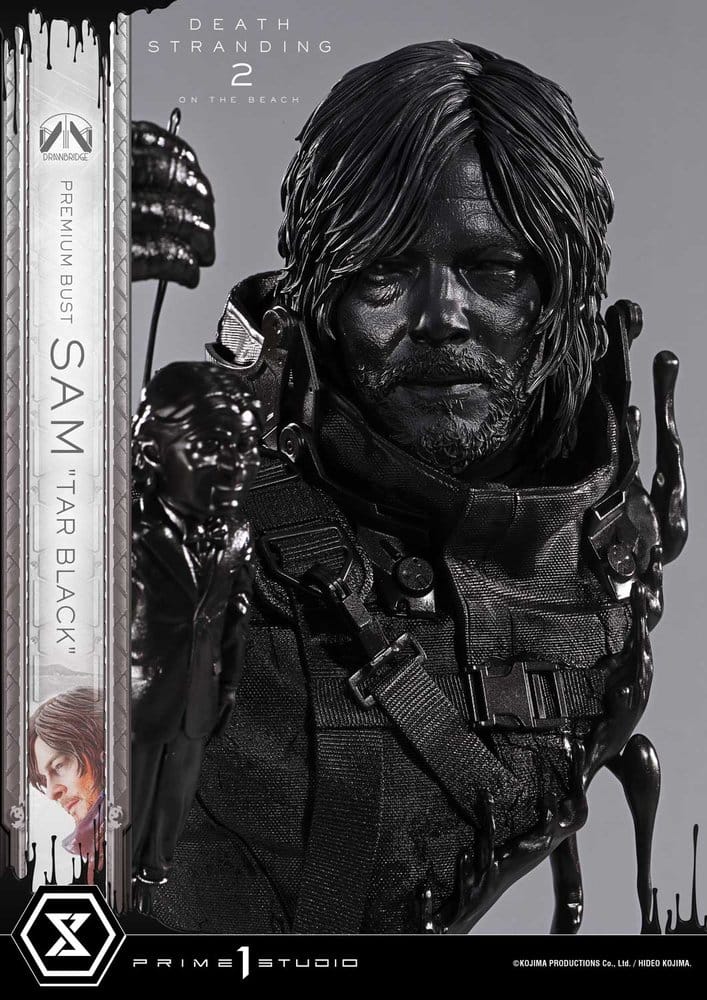 Death Stranding 2: On the Beach buste Premium 1/3 Sam Tar Black 44 cm