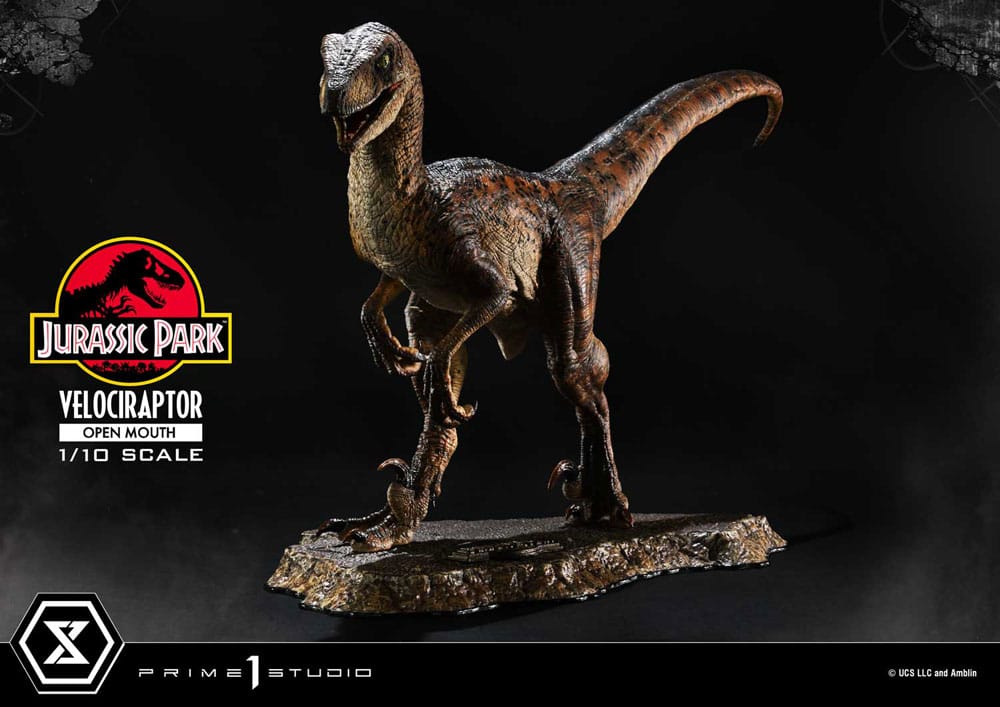Jurassic Park statuette Prime Collectibles 1/10 Velociraptor Open Mouth 19 cm