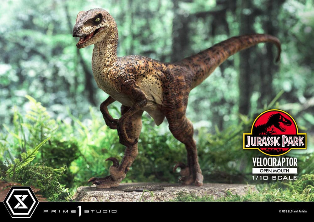 Jurassic Park statuette Prime Collectibles 1/10 Velociraptor Open Mouth 19 cm
