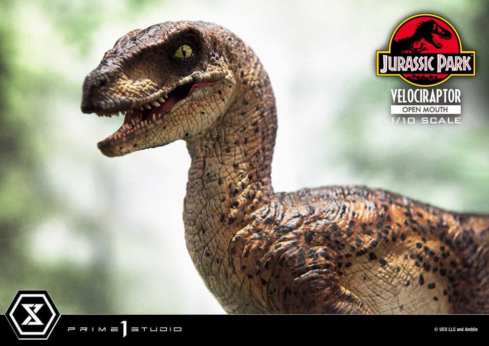 Jurassic Park statuette Prime Collectibles 1/10 Velociraptor Open Mouth 19 cm