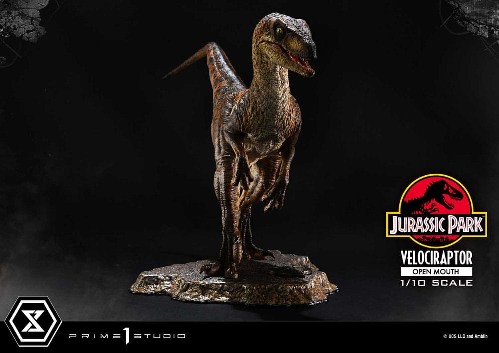 Jurassic Park statuette Prime Collectibles 1/10 Velociraptor Open Mouth 19 cm