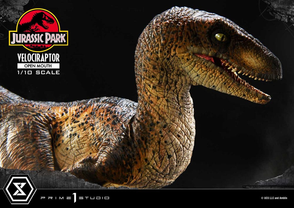 Jurassic Park statuette Prime Collectibles 1/10 Velociraptor Open Mouth 19 cm