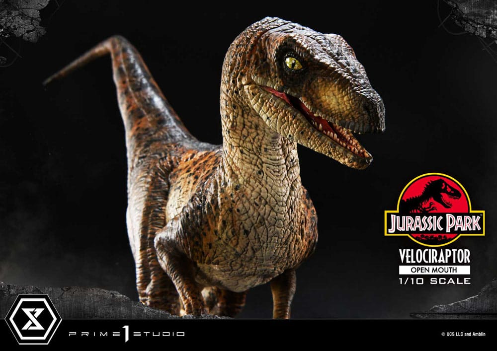 Jurassic Park statuette Prime Collectibles 1/10 Velociraptor Open Mouth 19 cm
